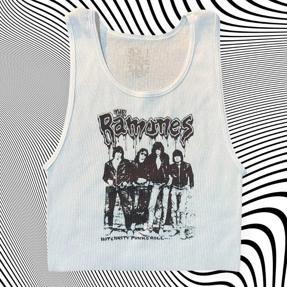 Ramones Unisex Cropped Tank